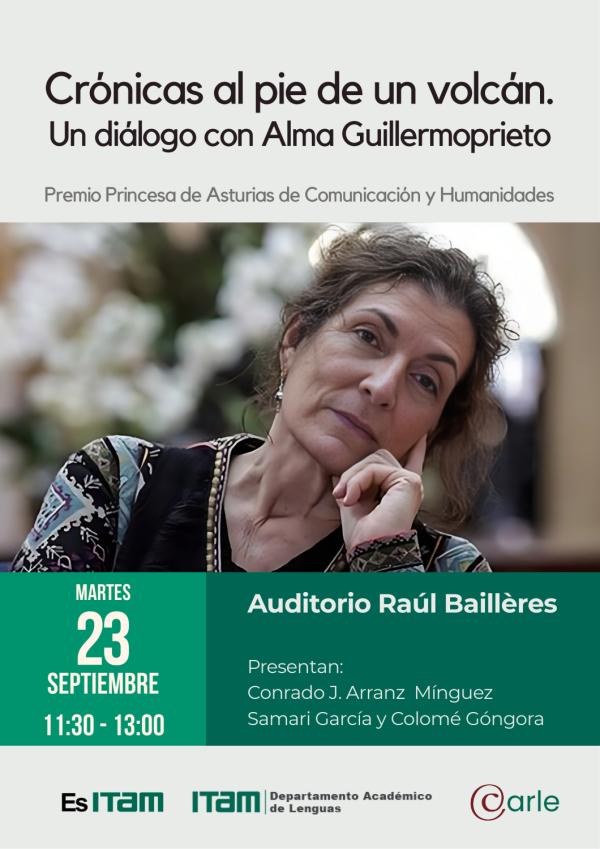 Crónicas al pie de un volcán. Una charla con Alma Guillermoprieto